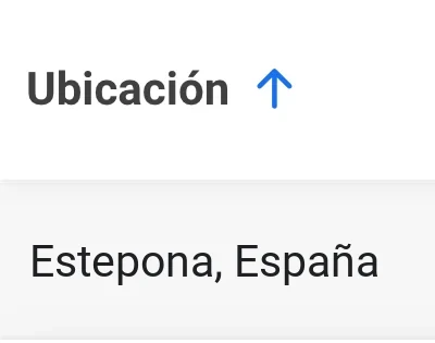 Ubicación del anuncio en la Biblioteca de anuncios de Meta, Estepona, España